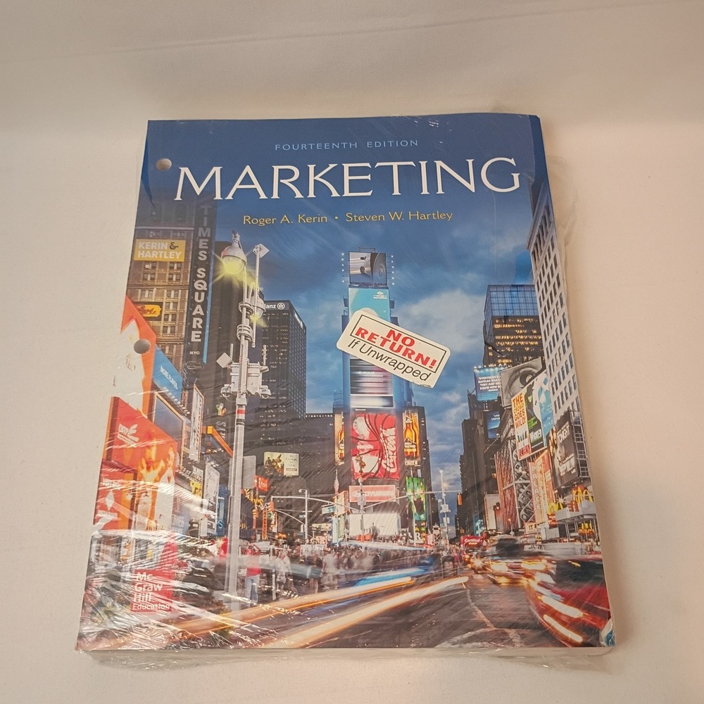 New Loose Leaf for Marketing 14th Edition by Kerin, Roger A., Hartley, Steven W.